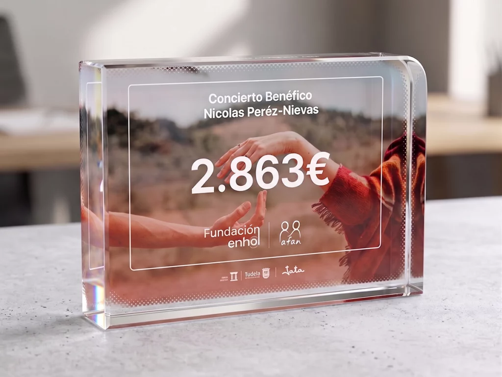 cheque benéfico de 2.863 euros